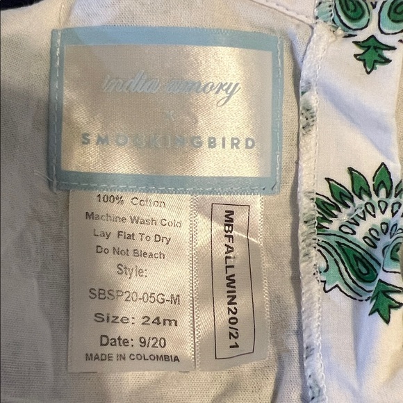 Smockingbird & India Amory romper size 24M - Picture 6 of 6